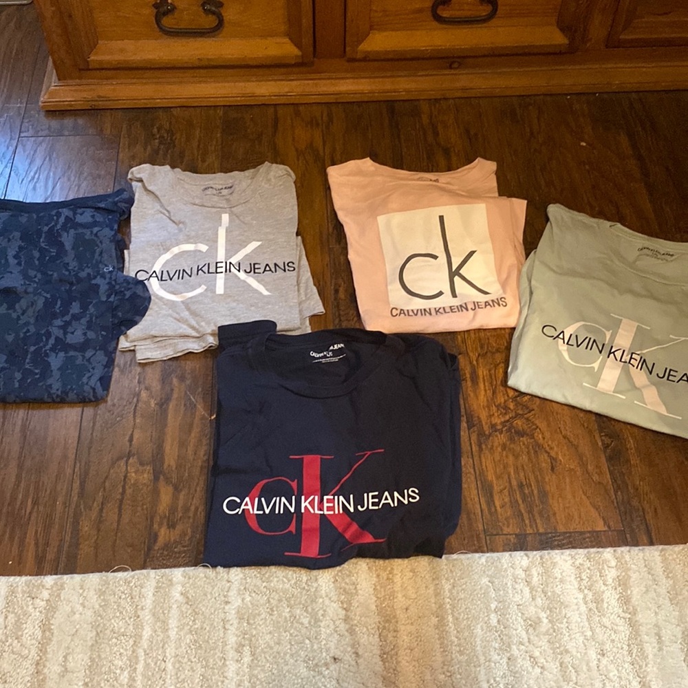 Calvin Klein T-shirts (5 for $100)